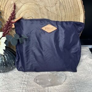 MZ Wallace Purple Nylon Pouch Cosmetic Bag